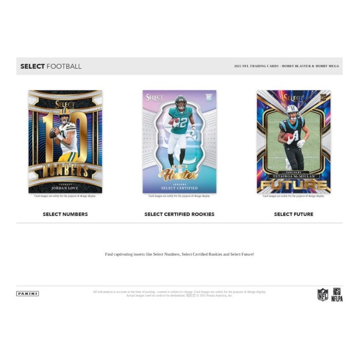 2025 Panini Select Football Hobby Blaster Box (Green & Red Prizm)