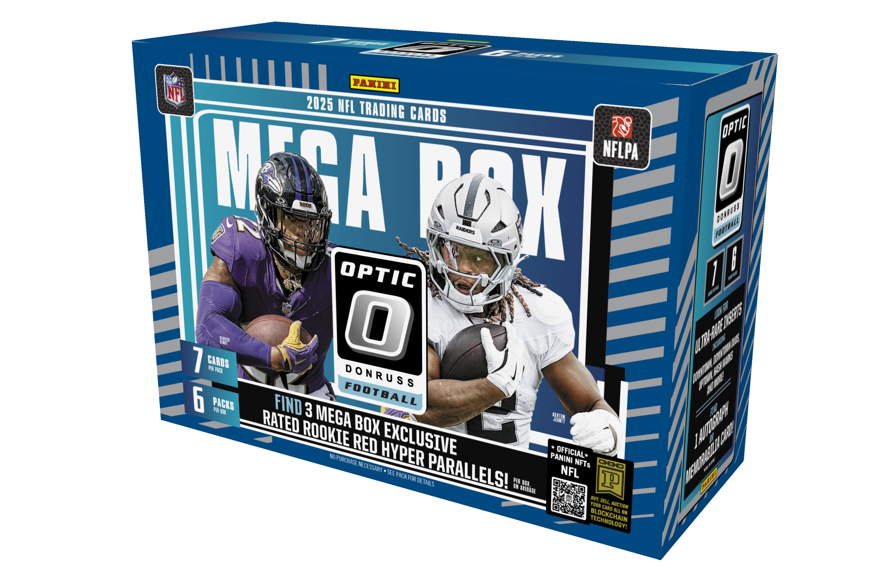 2025 Panini Donruss Optic Football Hobby Mega Box (Red Hyper)