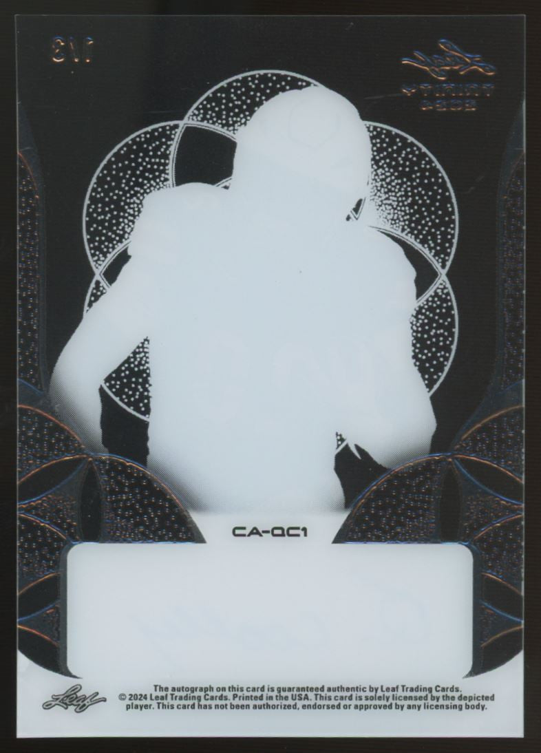 2024 Leaf Trinity Quinton Cooley Clear Auto /3 #CA-QC1