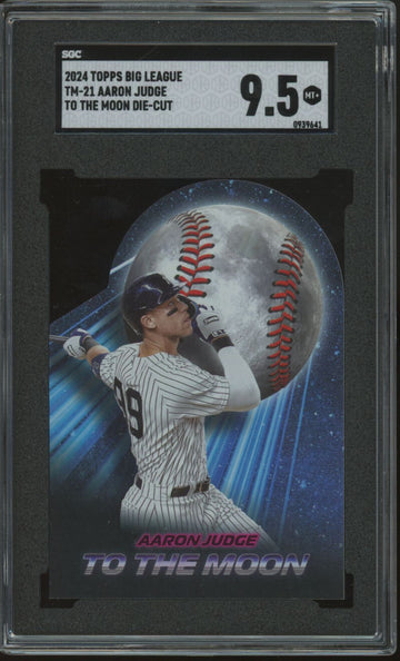 2024 Topps Big League Aaron Judge To The Moon Die-Cut #TM-21 SGC 9.5