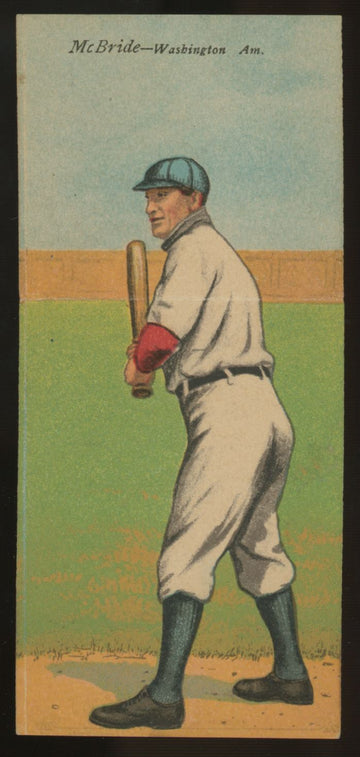 1911 T201 Mecca Double Folders George McBride/Norman "Kid" Elberfeld VG-EX