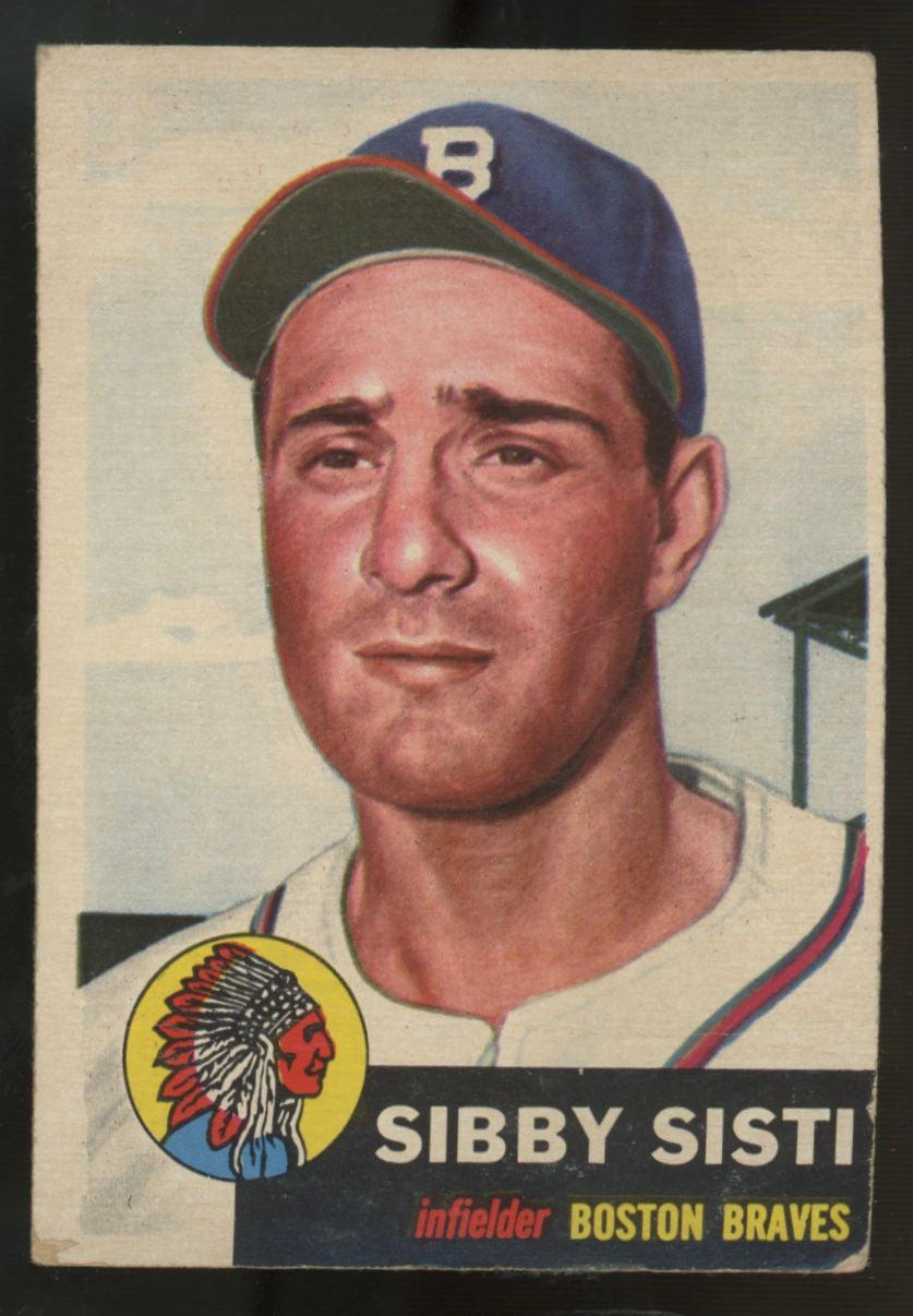 1953 Topps Sibby Sisti #124 F/G