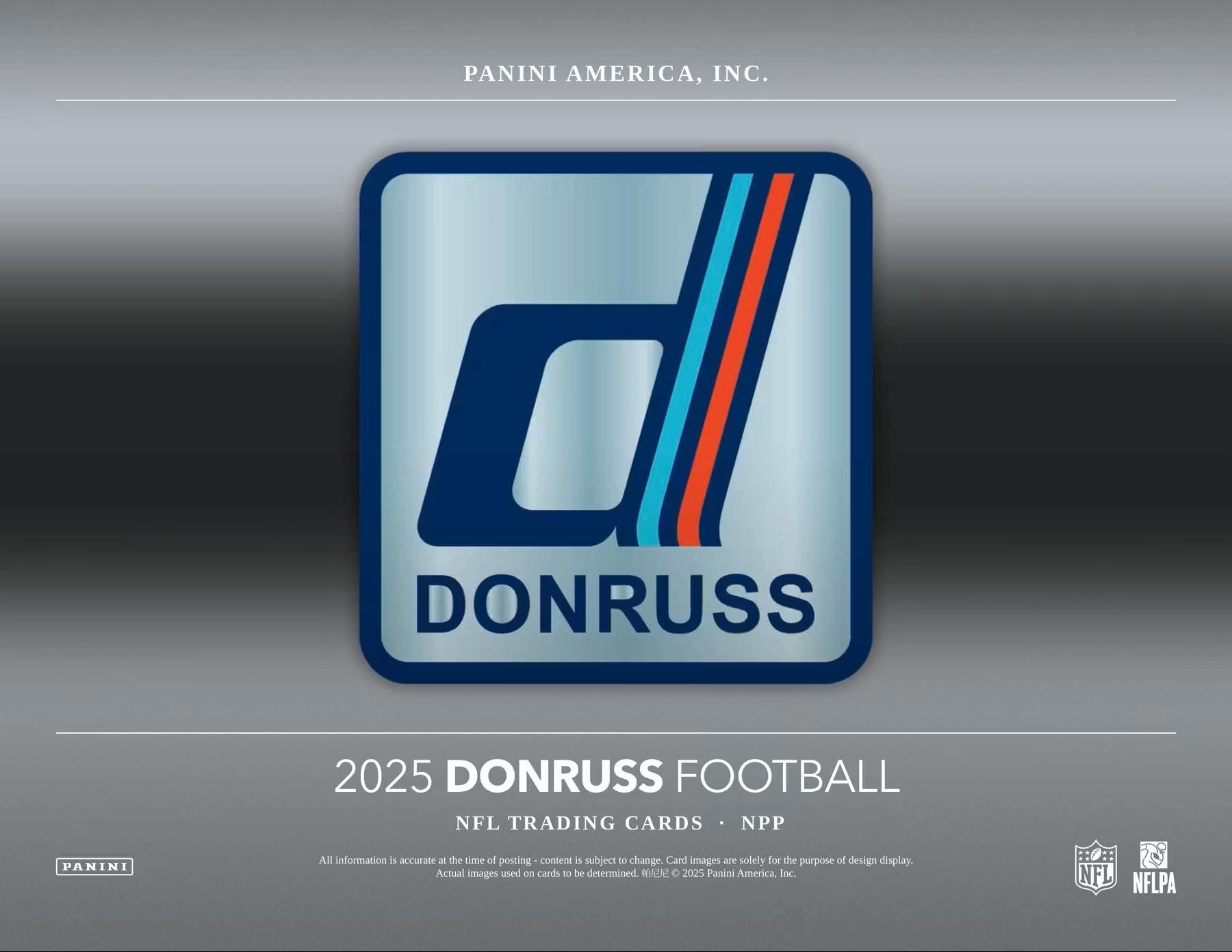 2025 Panini Donruss Football Value Pack Box CASE (12)