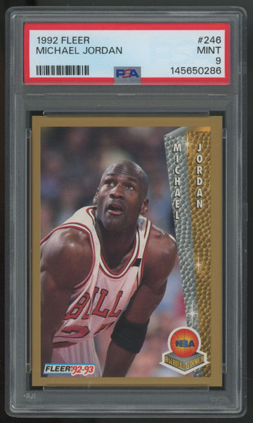 1992-93 Fleer Michael Jordan #246 PSA 9