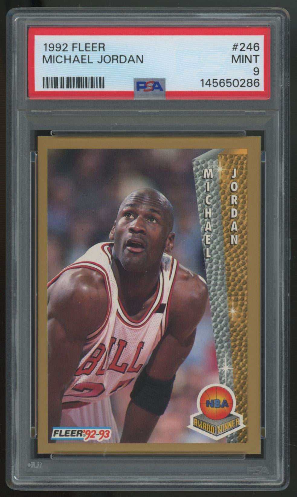 1992-93 Fleer Michael Jordan #246 PSA 9