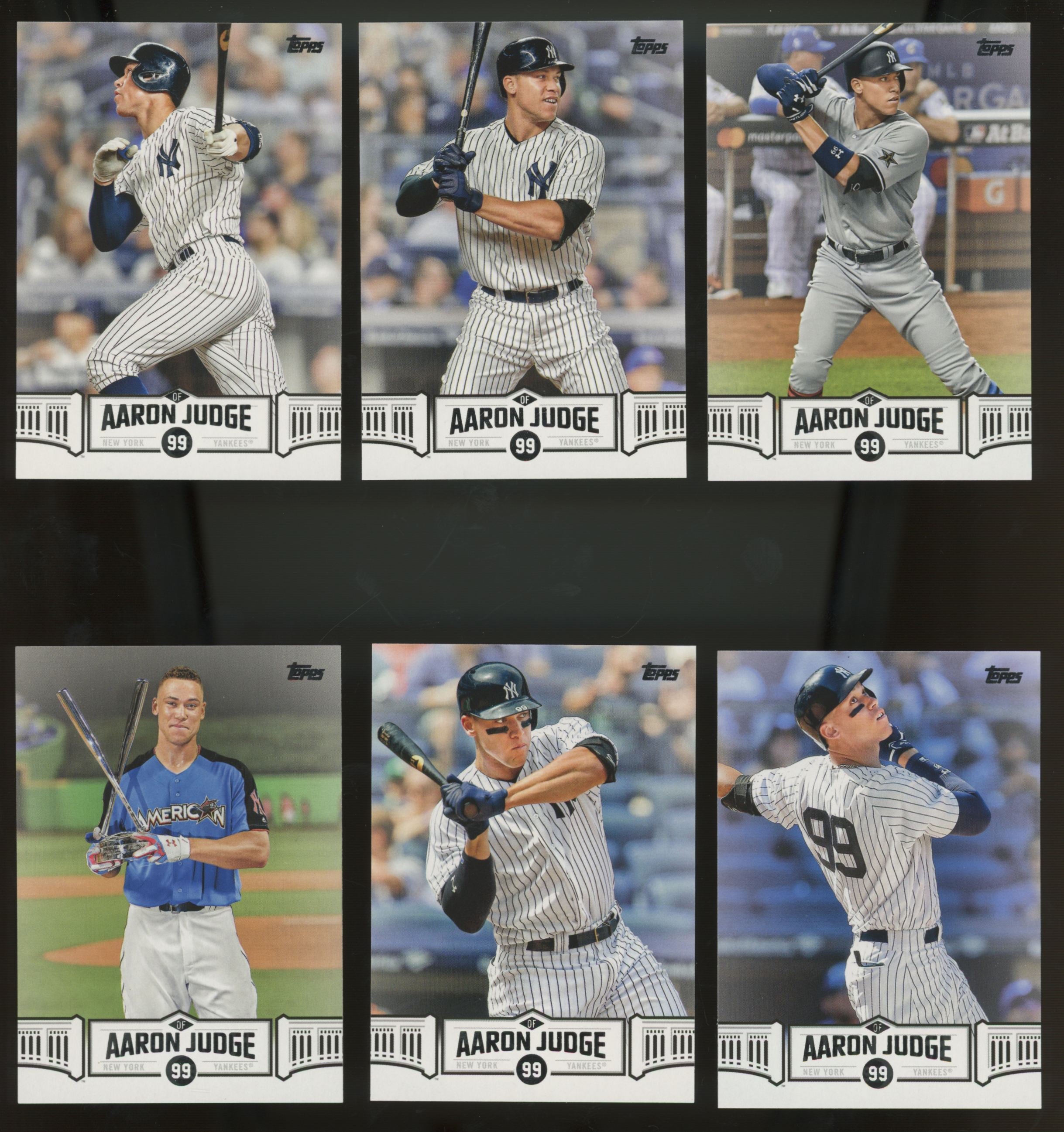2018 Topps Aaron Judge Highlights Walmart Complete Set (30/30) "A"