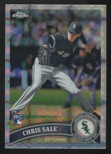 2011 Topps Chrome Chris Sale RC X-Fractor #205