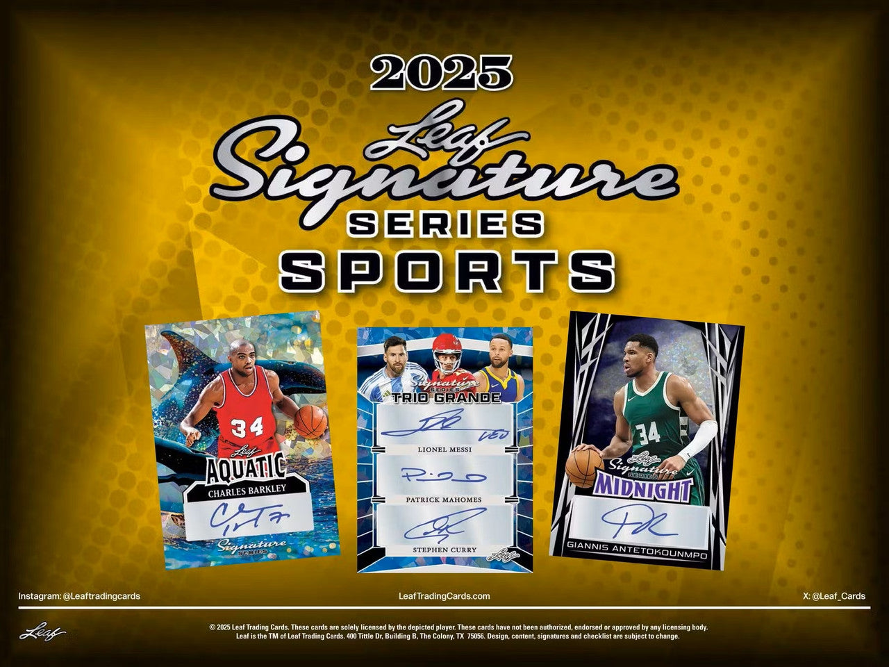 2025 Leaf Signature Series Multi-Sport Hobby Box