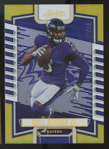 2023 Panini Absolute Odell Beckham Jr. Gold Spectrum /10 #97