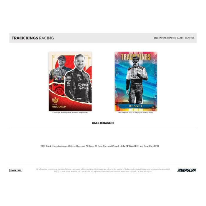 2026 Panini Track Kings Racing Hobby Blaster Box
