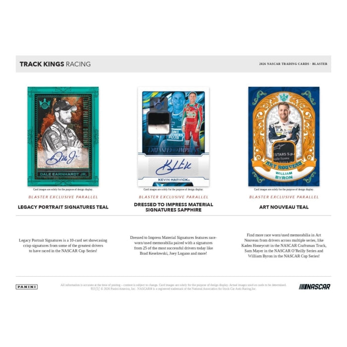 2026 Panini Track Kings Racing Hobby Blaster Box