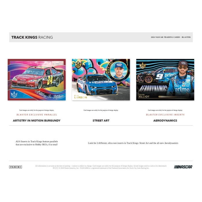 2026 Panini Track Kings Racing Hobby Blaster Box