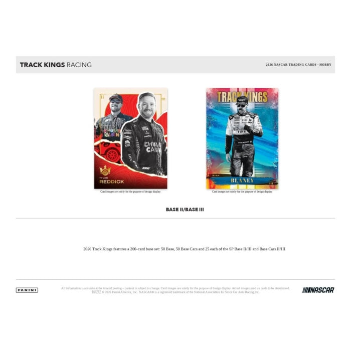 2026 Panini Track Kings Racing Hobby Box