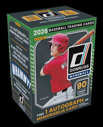 2026 Panini Donruss Baseball Hobby Blaster Box (Red & Blue Laser)