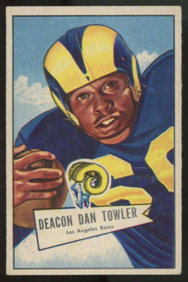 1952 Bowman Deacon Dan Towler #120 VG/EX