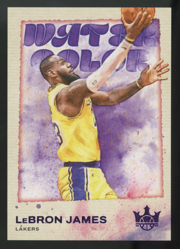 2023-24 Panini Court Kings LeBron James Violet Water Color /49 #4