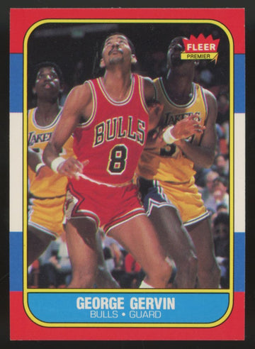 1986-87 Fleer Premier George Gervin #36