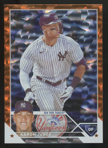 2023 Topps Series One Aaron Judge Orange Foil Board /299 #62