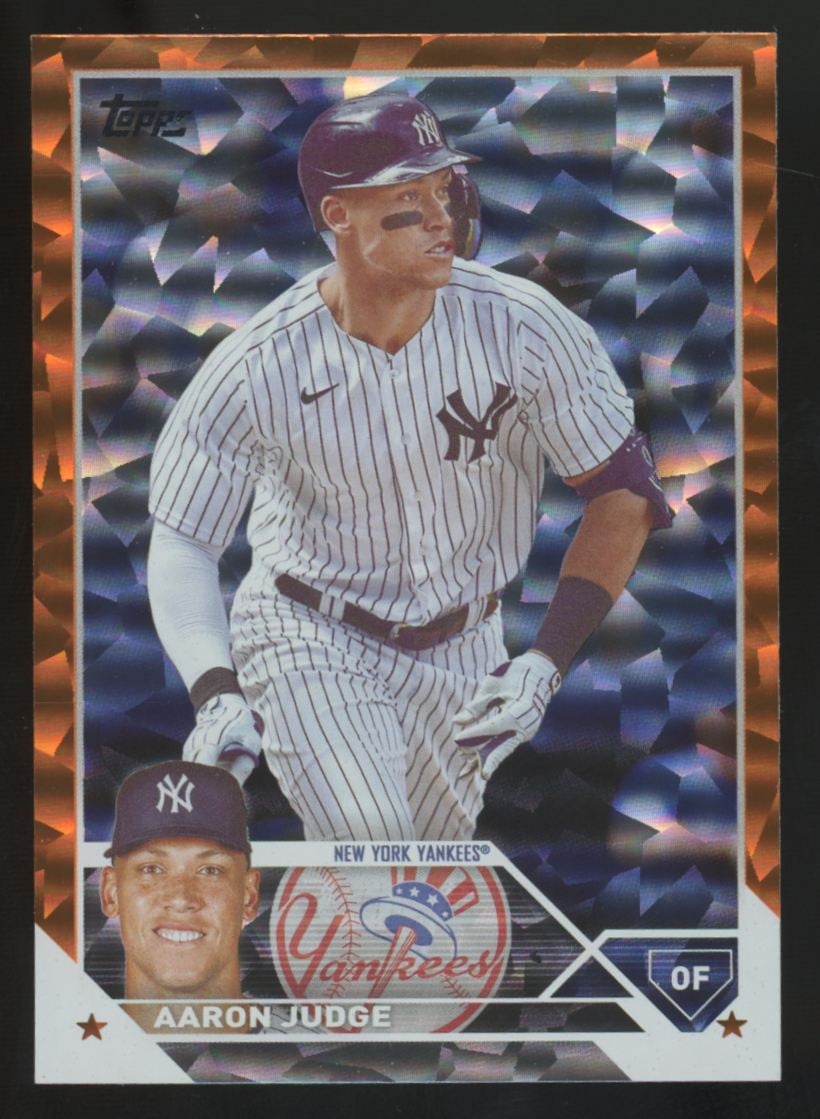 2023 Topps Series One Aaron Judge Orange Foil Board /299 #62
