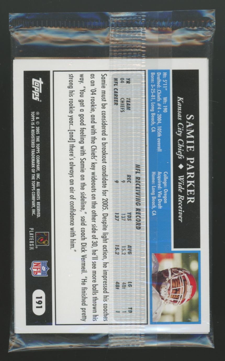 Topps Football 50 Years Class Of 2005 Sealed Pack