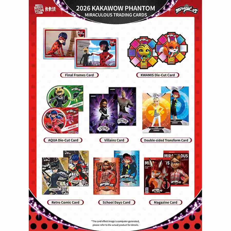 2026 Kakawow Phantom Miraculous Ladybug Trading Cards Box