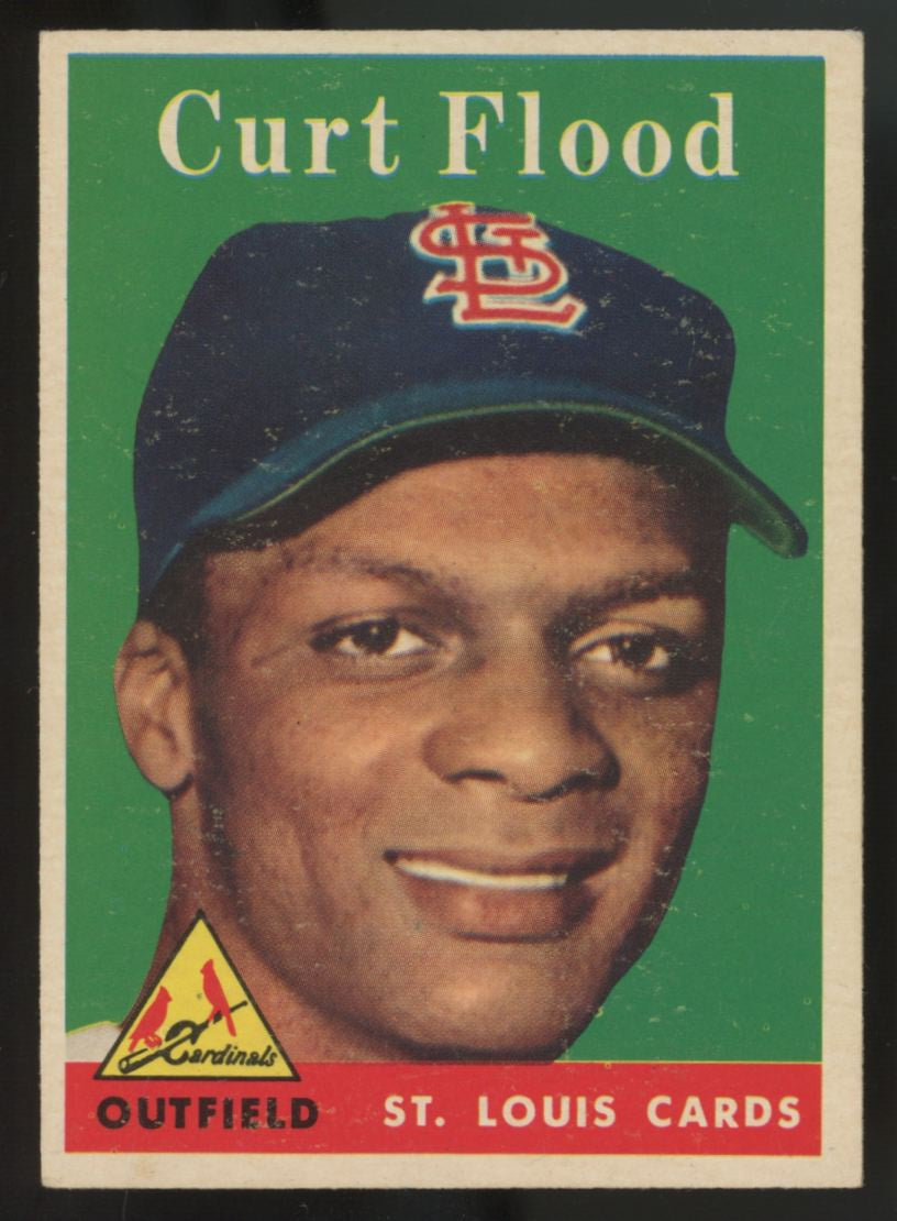 1958 Topps Curt Flood RC #464 EX