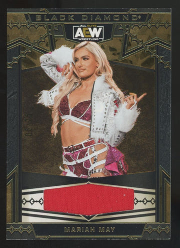 2024 Upper Deck AEW Black Diamond Mariah May Patch /25 #69