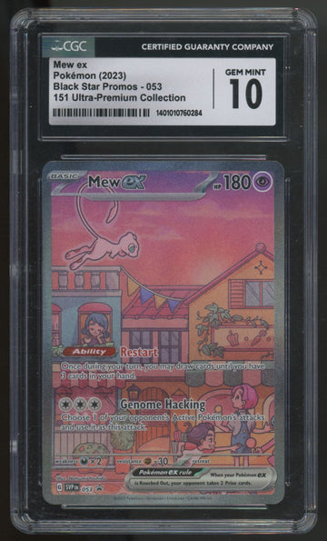 2023 Pokemon Mew ex 151 Ultra Premium Collection Promo #053 CGC 10