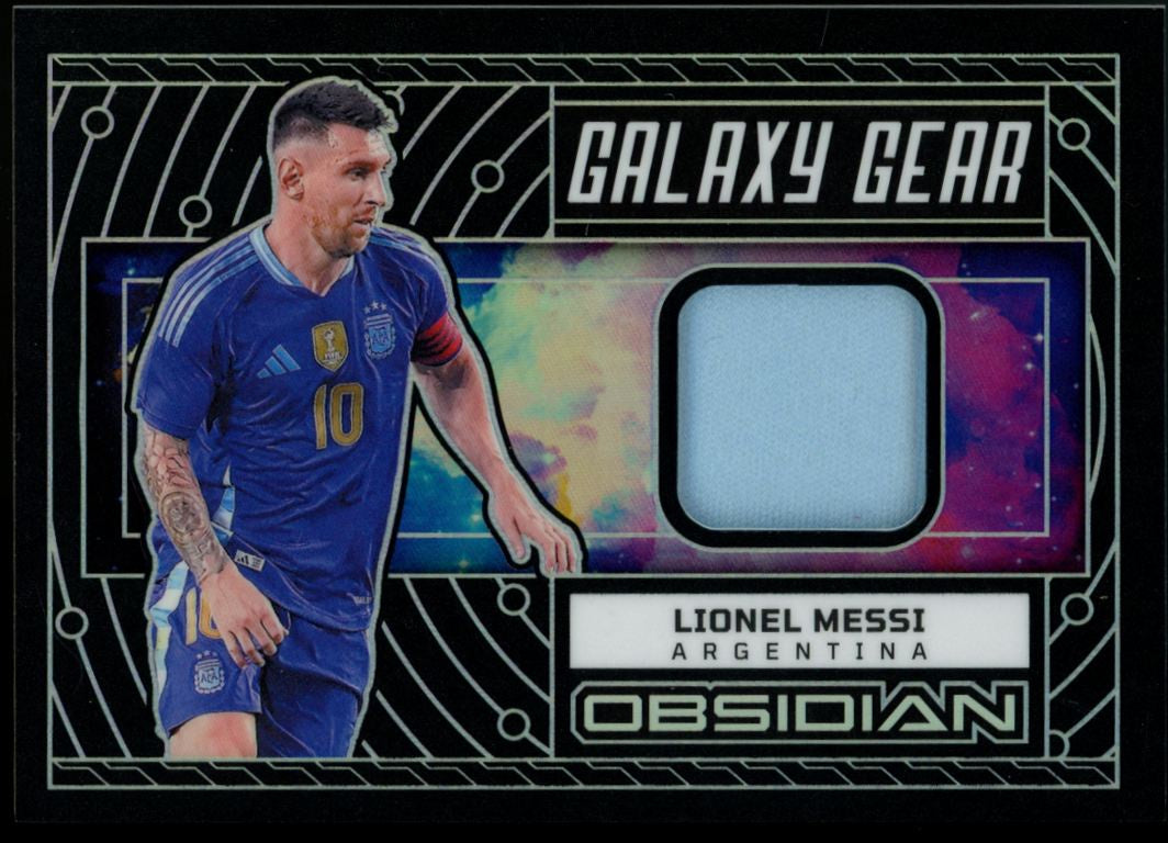 2023-24 Panini Obsidian Lionel Messi Galaxy Gear Patch /199 #GG-LM
