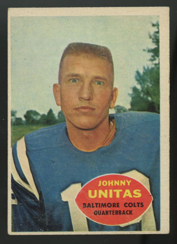 1960 Topps Johnny Unitas #1 VG/EX