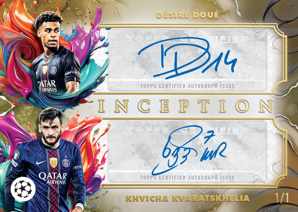 2025-26 Topps Inception UEFA Club Competitions Soccer Hobby Box