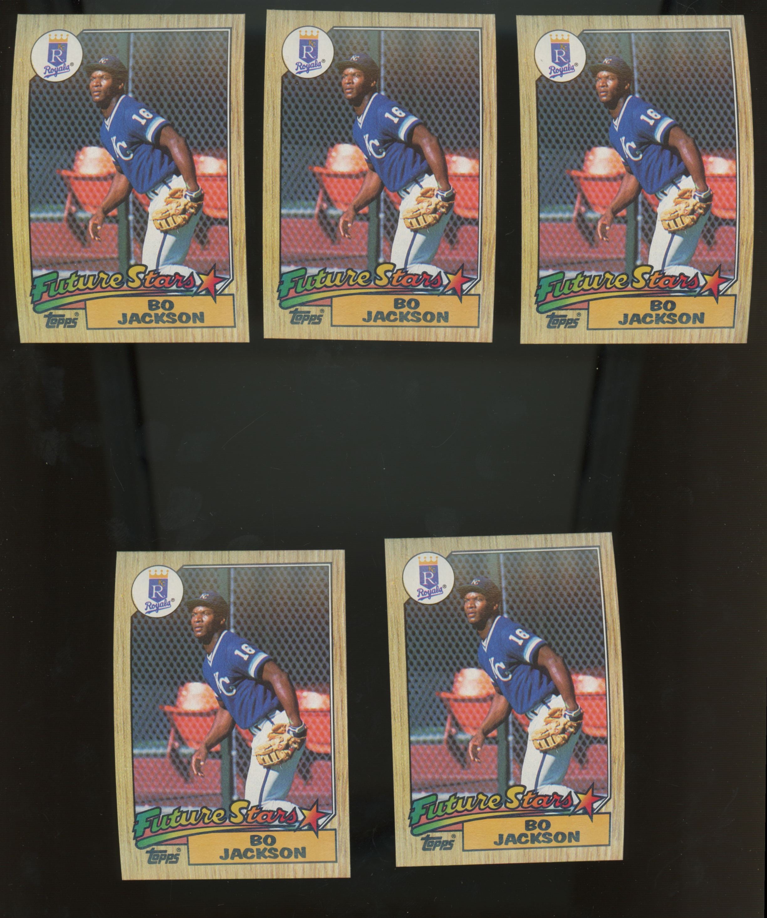 1987 Topps Bo Jackson RC #170 Lot of 25 NM-MT