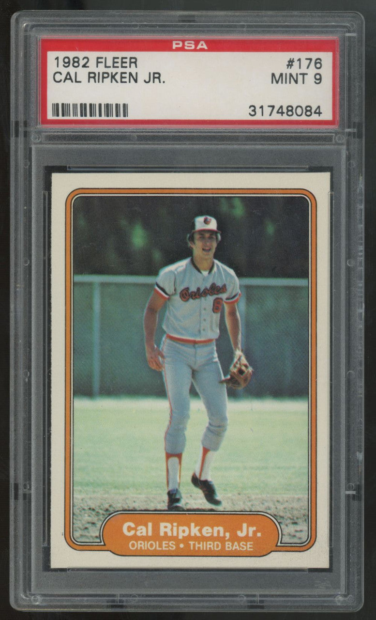 1982 Fleer Cal Ripken Jr. RC #176 PSA 9