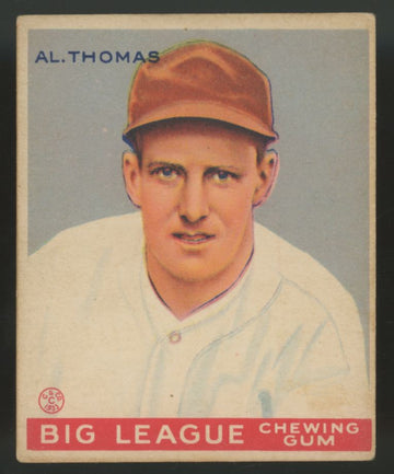 1933 Goudey Al Thomas #169 VG