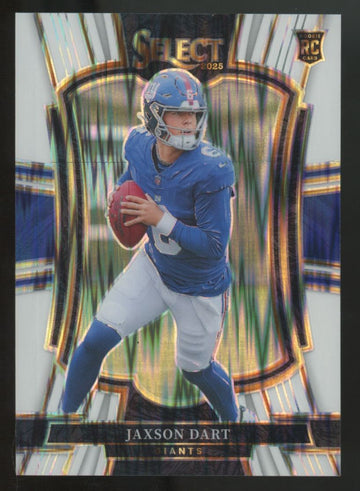 2025 Panini Select Jaxson Dart RC Premier Level White Shock Prizm /799 #193