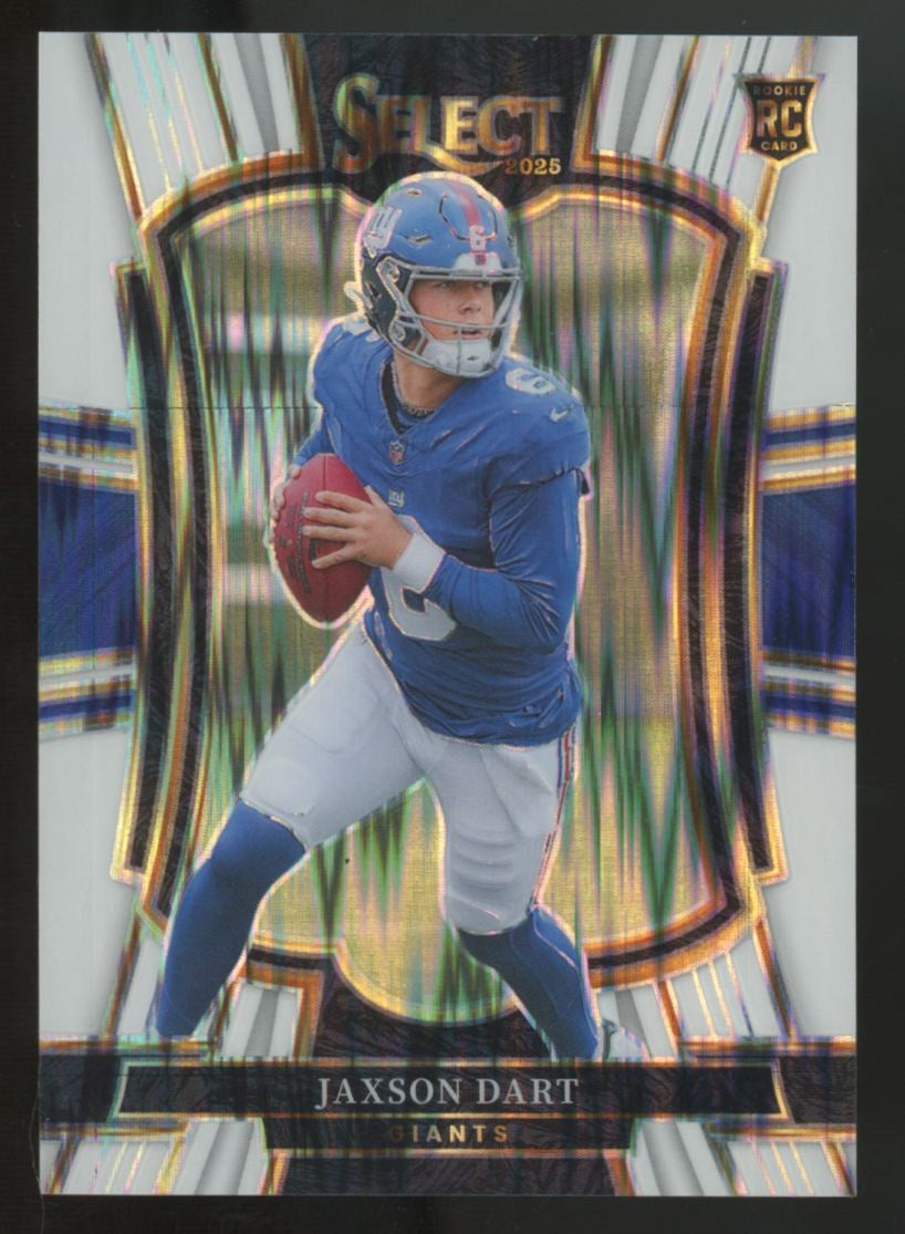 2025 Panini Select Jaxson Dart RC Premier Level White Shock Prizm /799 #193