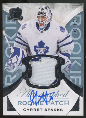 2015-16 Upper Deck The Cup Garret Sparks RC Patch Auto RPA /249 #140