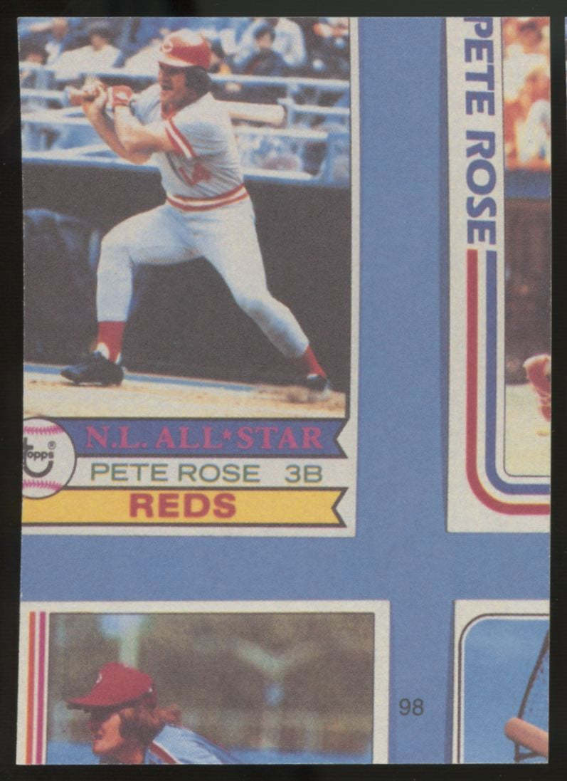 1985 Topps Renata Galasso Pete Rose Auto #98 "D"