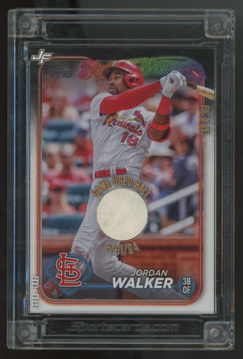 2024 Jersey Fusion Ball Star Jordan Walker Ball Relic /39 #642