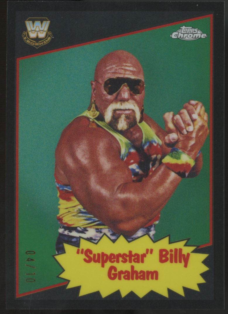 2025 Topps Chrome WWE "Superstar" Billy Graham Black /10 #85TL-SG