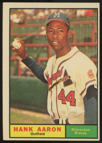 1961 Topps Hank Aaron #415 G-VG (Crease)