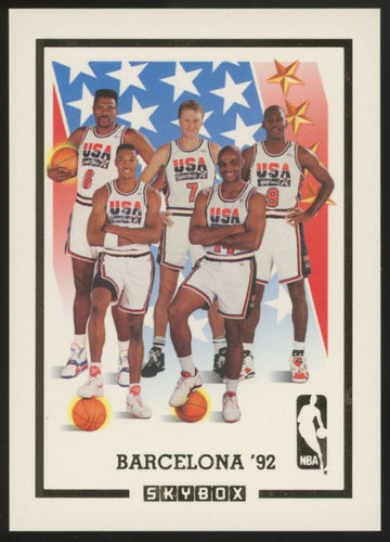 1991-92 Skybox USA Team Jordan/Barkley/Johnson/Bird/Ewing Barcelona '92