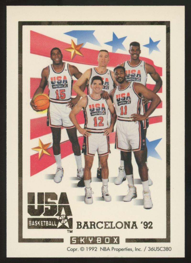 1991-92 Skybox USA Team Jordan/Barkley/Johnson/Bird/Ewing Barcelona '92