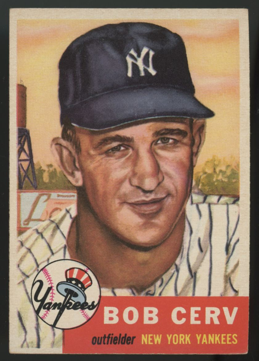 1953 Topps Bob Cerv #210 EX/MT