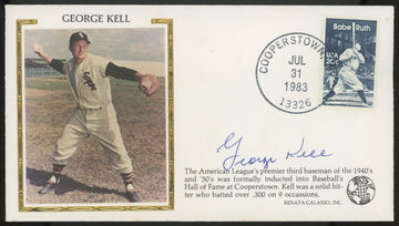 George Kell Signed Autographed Cachet JSA