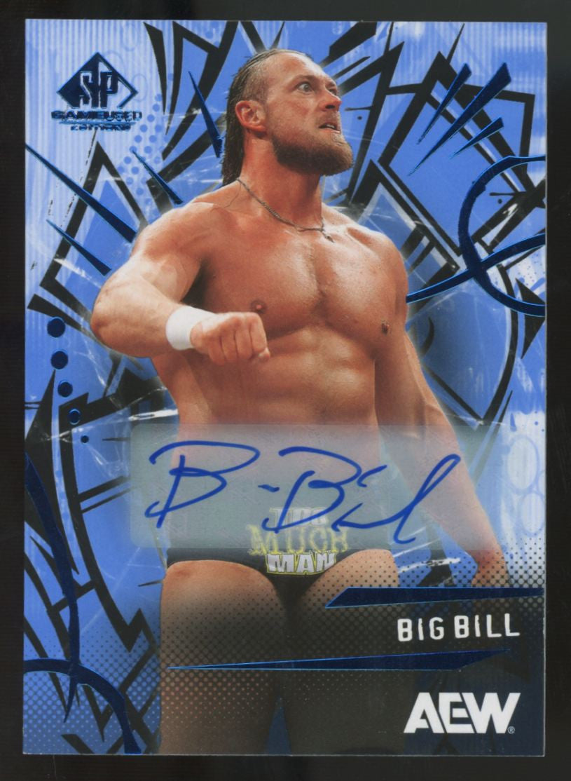 2025 Upper Deck SP Game Used AEW Big Bill Blue Auto #13