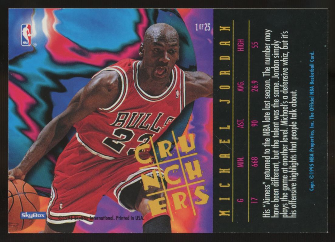 1995-96 SkyBox Michael Jordan Crunchers #1
