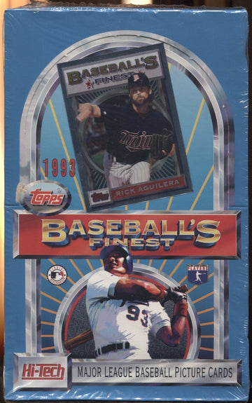 1993 Topps Finest Baseball Hobby Box Factory Sealed