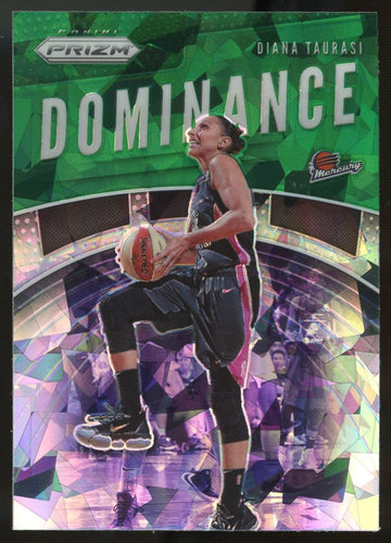 2020 WNBA Prizm Diana Taurasi Dominance Green Cracked Ice #10