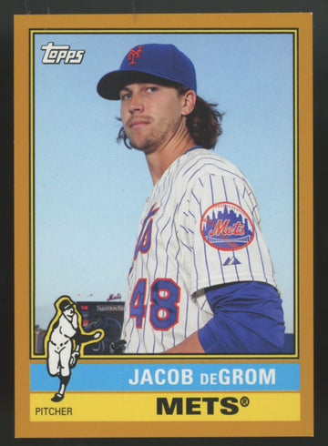 2016 Topps Archives Jacob DeGrom Gold /50 #110